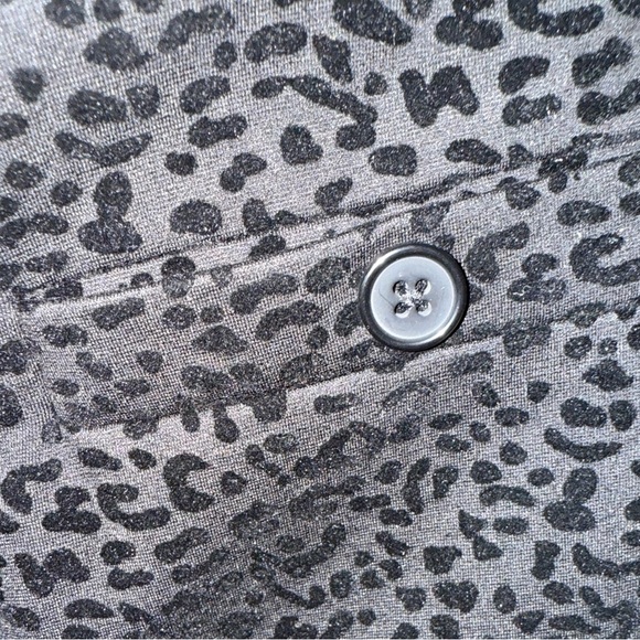 Nicole Miller Women's Velvet Leopard Corpcore Party Dress Pants Straight Leg L - Picture 3 of 7